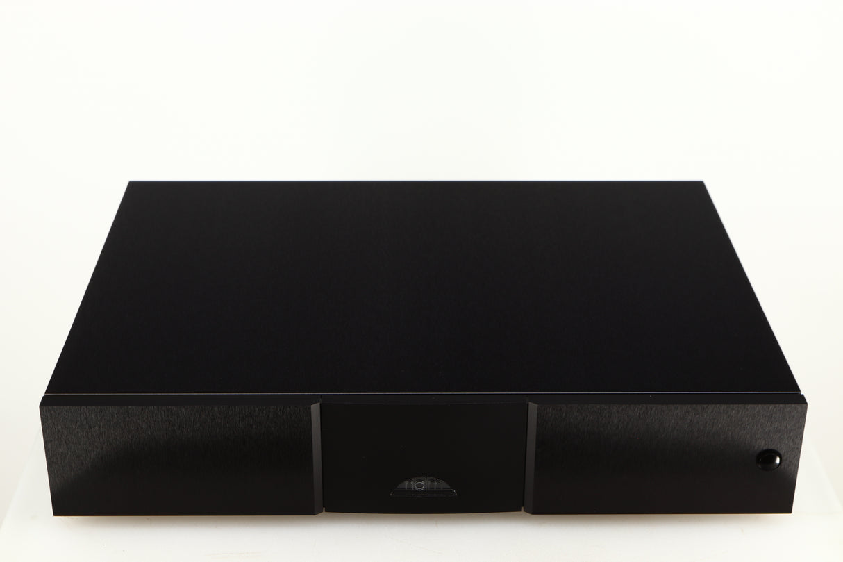 Top of a used Naim CD555PS DR Power Supply in a black finish