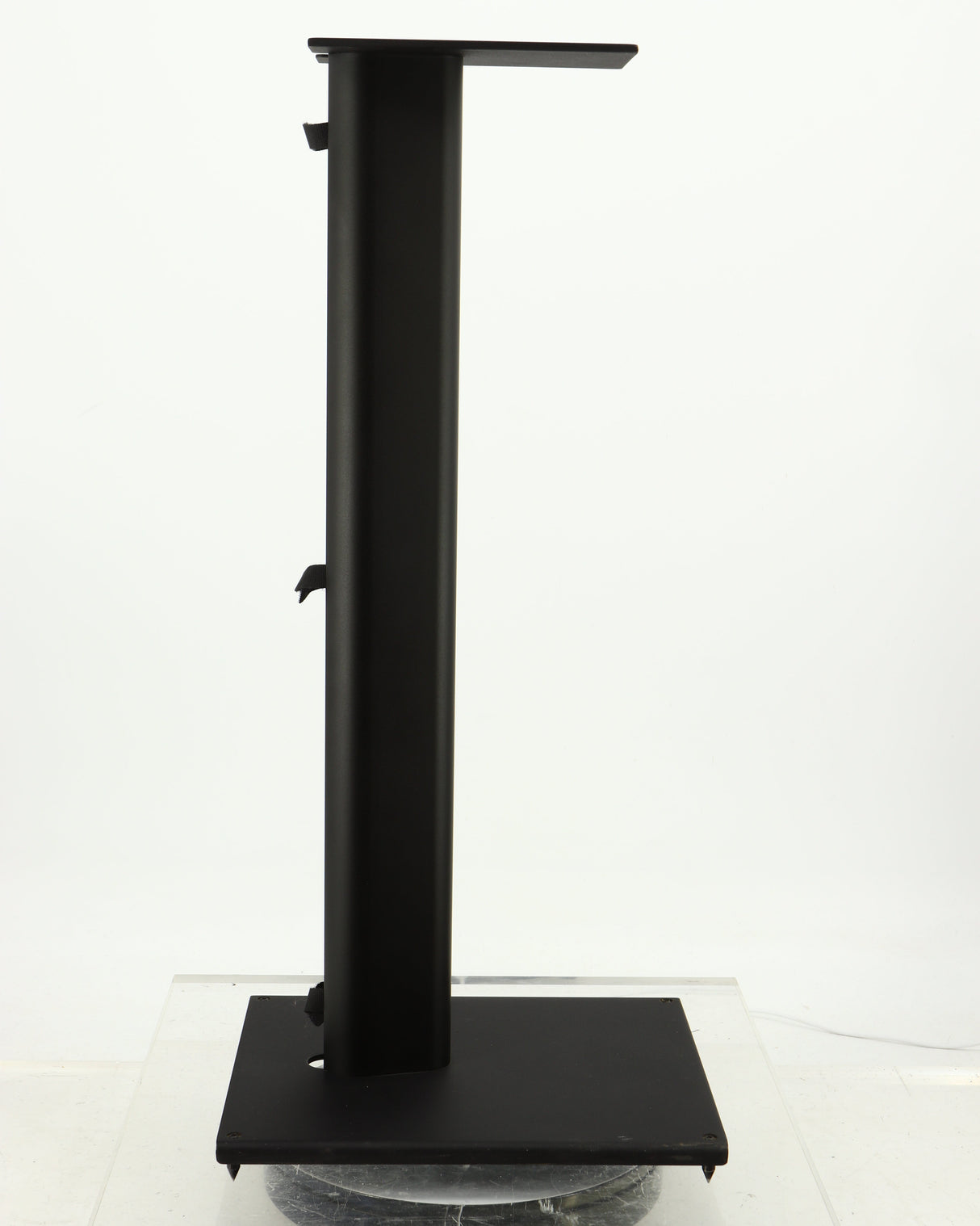 Left side of a used Q Acoustics 3000 Series Speaker Stands (3010) in a black finish