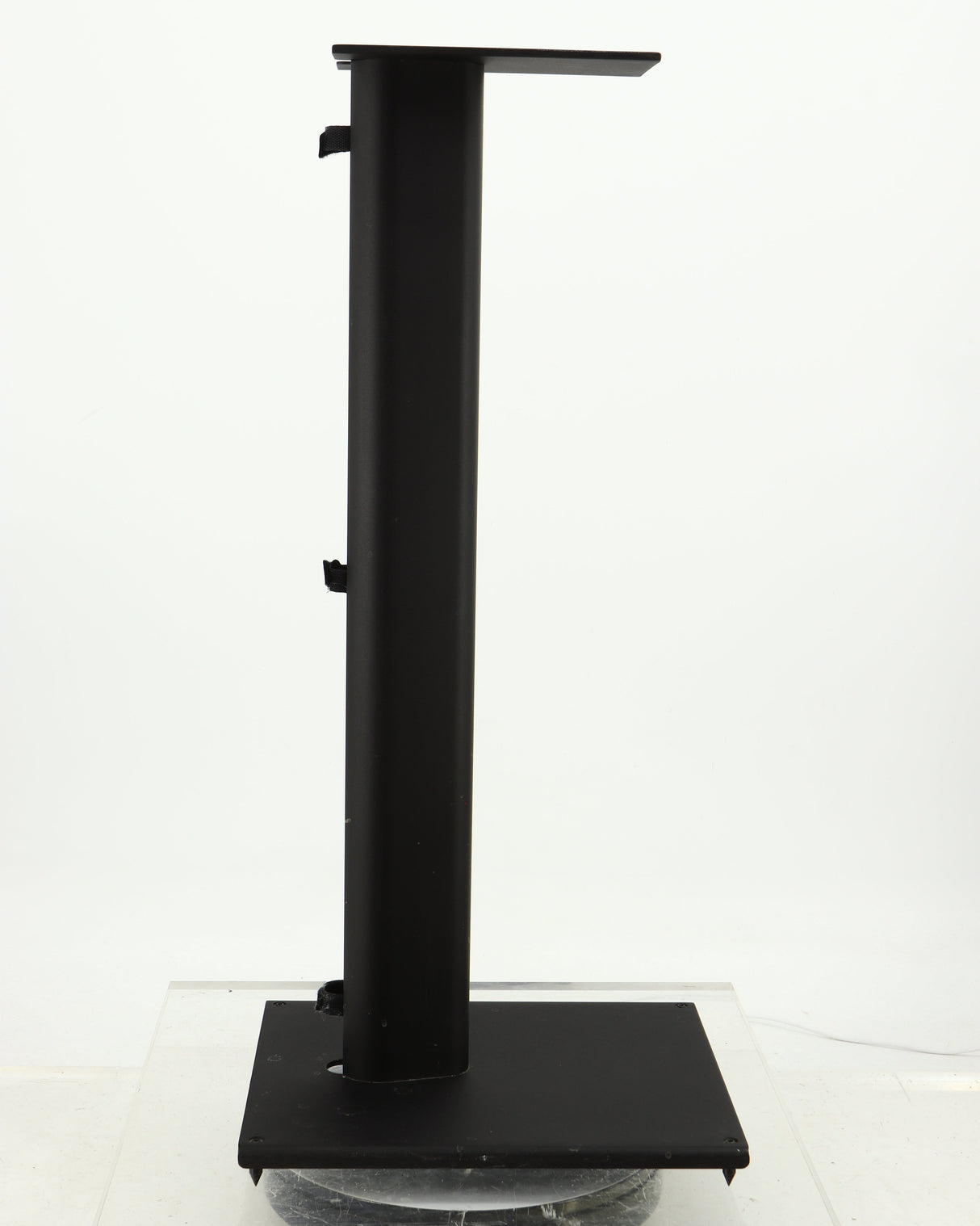 Left side view of a used Q Acoustics 3000 Series Speaker Stands (3010) in a black finish