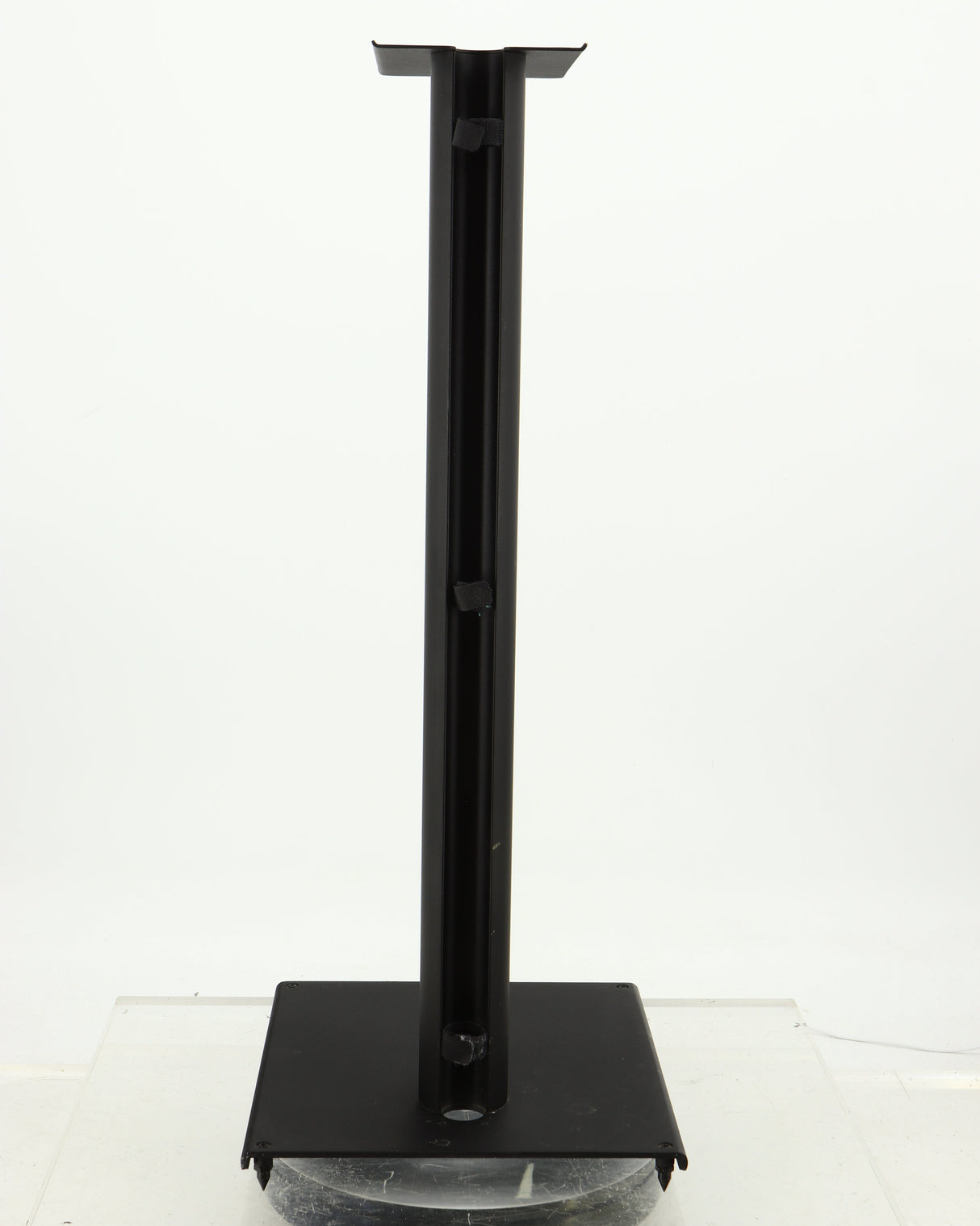 Rear view of a used Q Acoustics 3000 Series Speaker Stands (3010) in a black finish