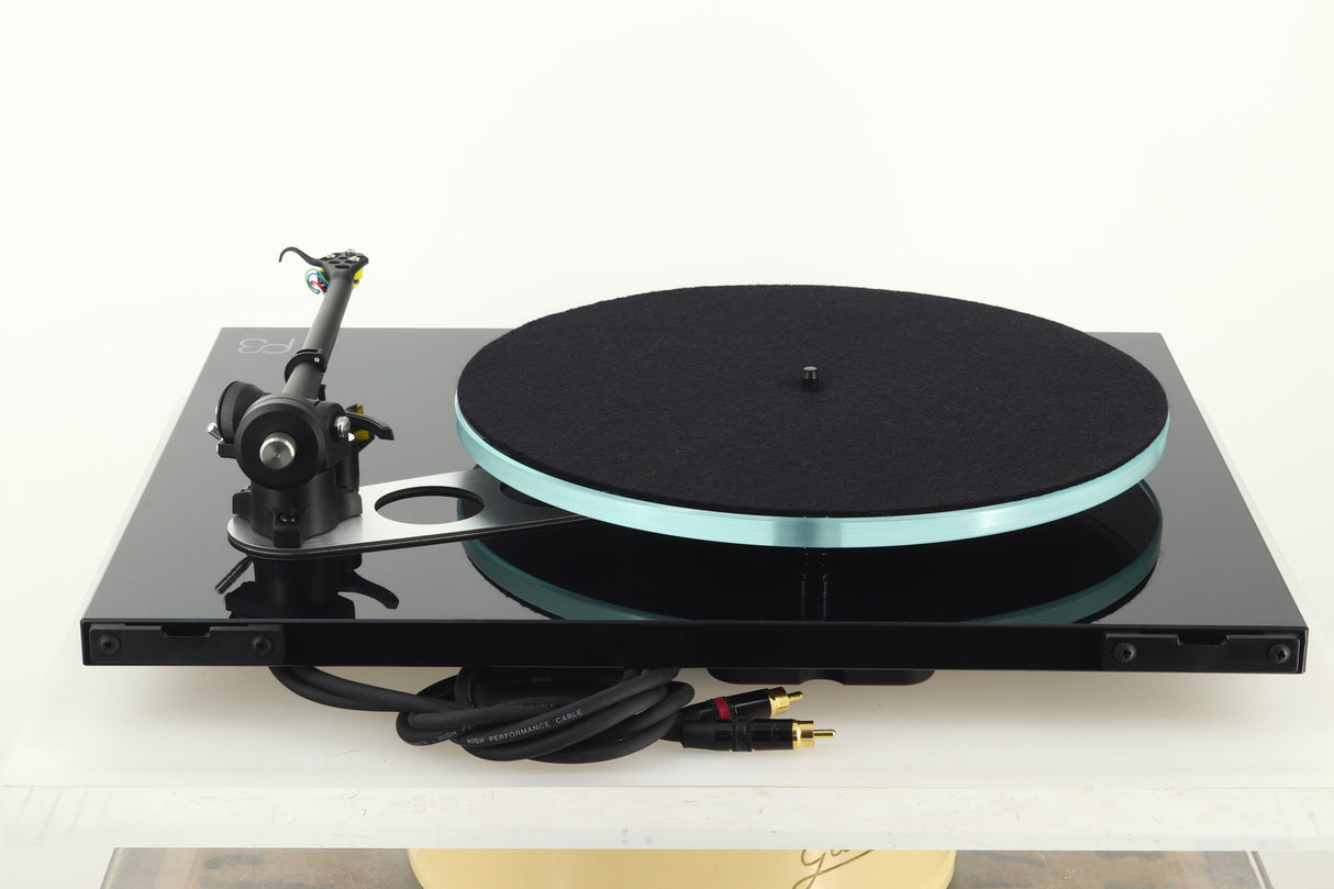 Rega Planar 3 Turntable - Black / Exact Cartridge
