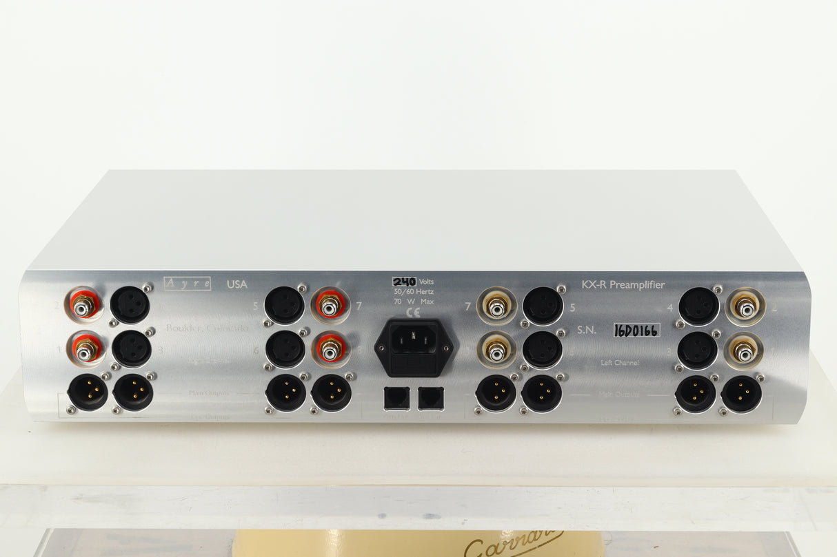 Ayre KX-R Pre Amplifier - Silver / MX-R Monoblock Power Amplifier Pair - Silver