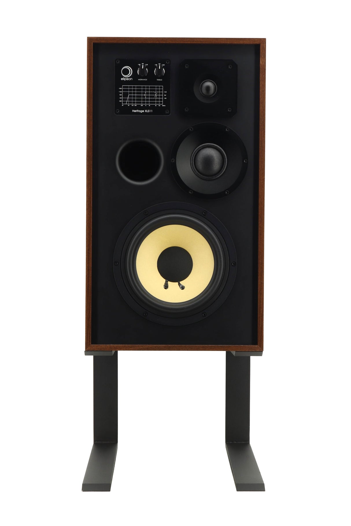 Elipson Heritage XLS 11 Loudspeakers & Stands - Walnut