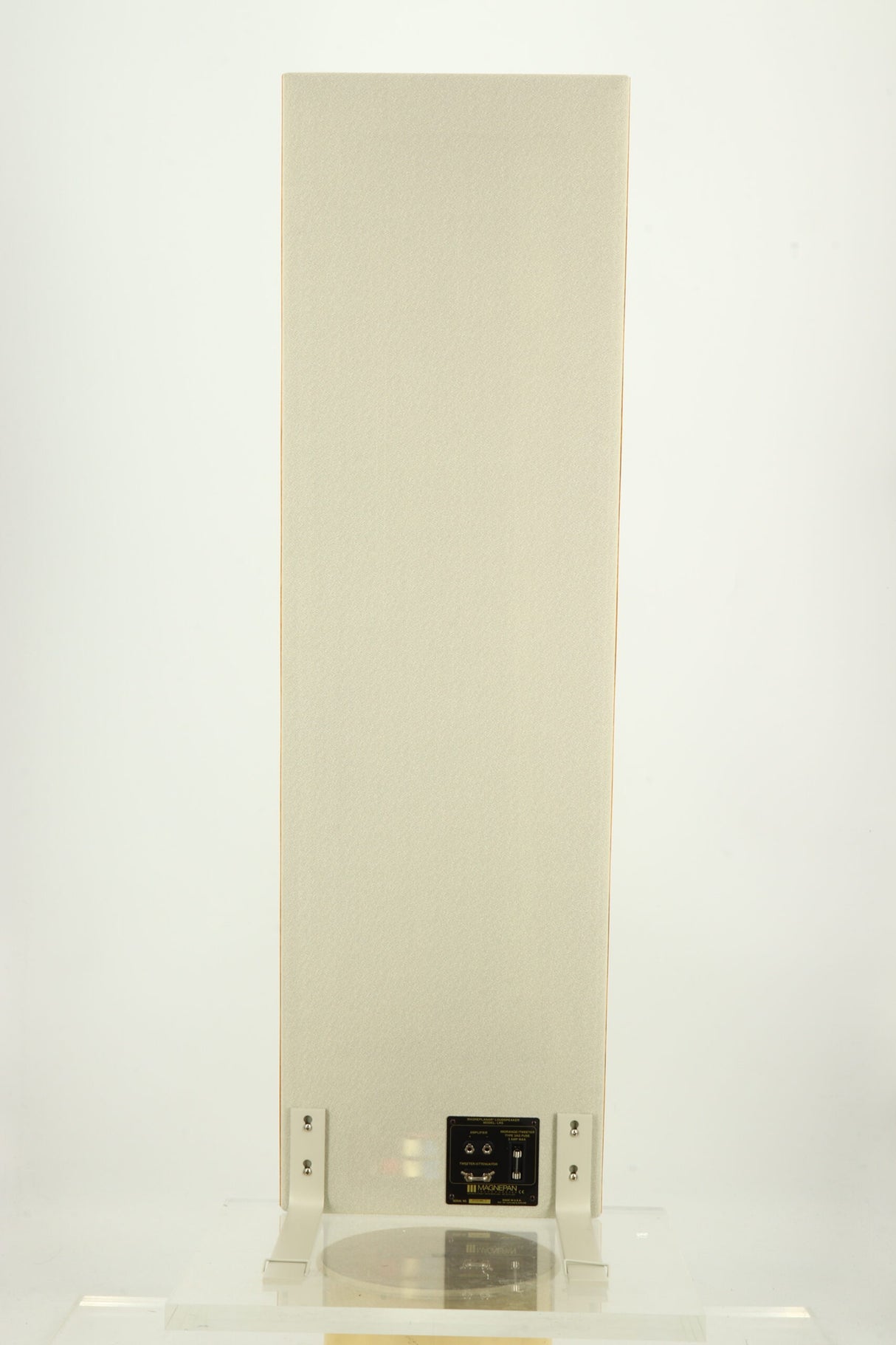 Magneplanar LRS Floorstanding Speakers - Off White / Oak