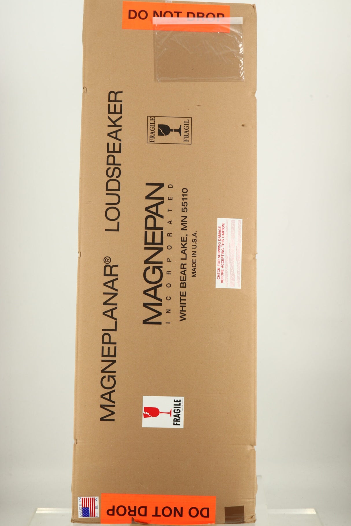 Magneplanar LRS Floorstanding Speakers - Off White / Oak