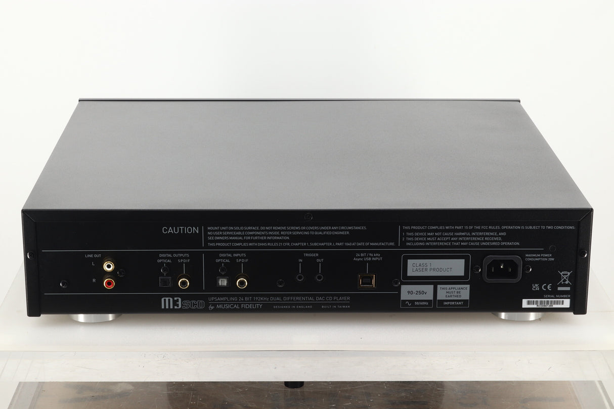 Musical Fidelity M3SCD CD Player - Black