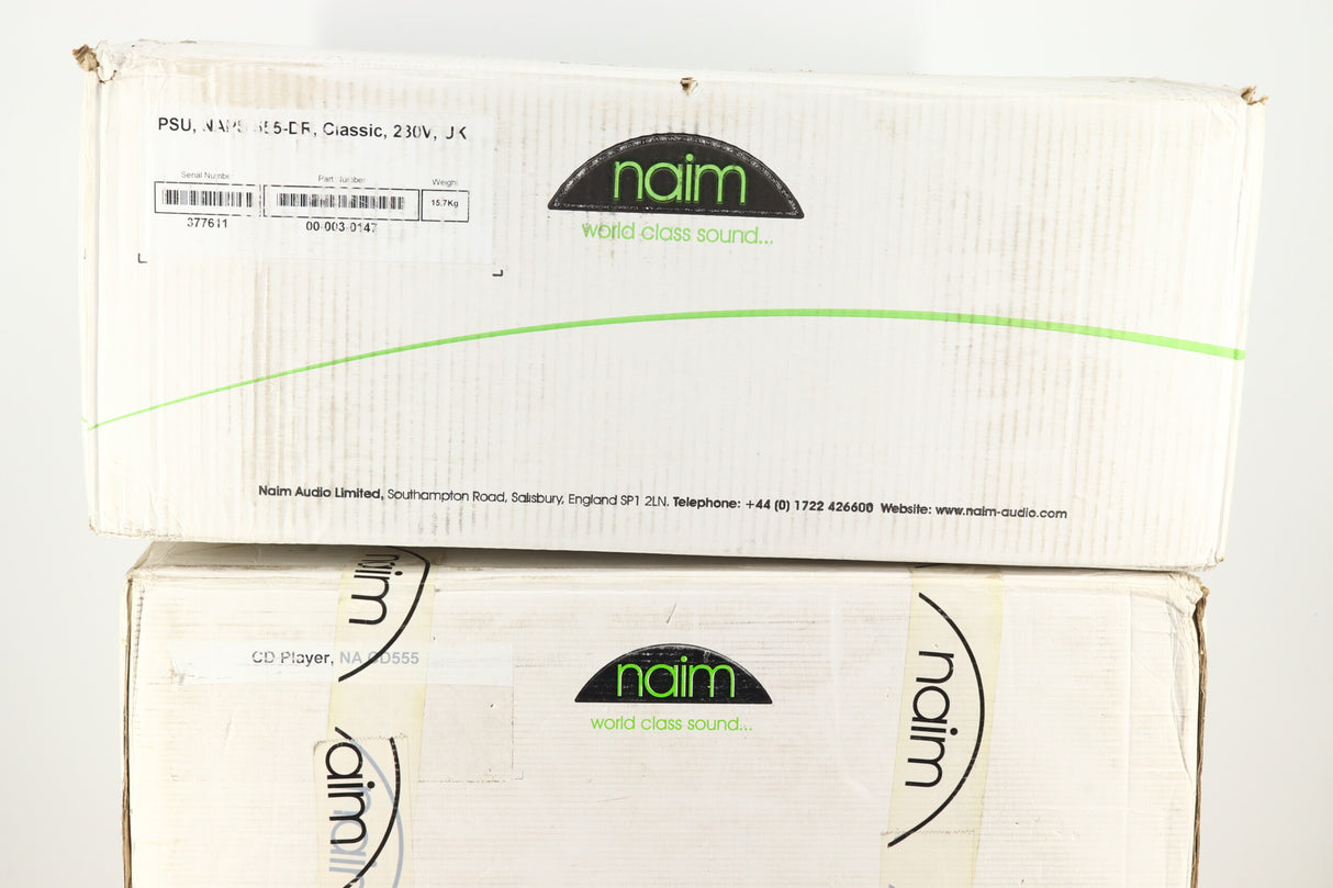 Naim CD555 CD Player (2006) / CD555PS DR Power Supply (2014)