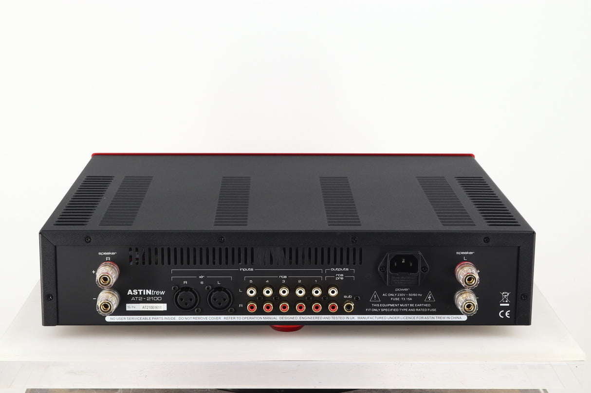 Astin Trew AT2-2100 Integrated Amplifier - Red