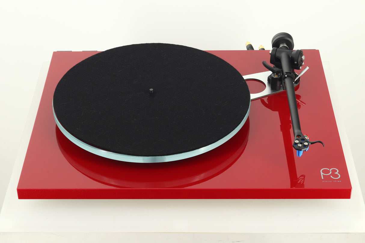 Rega Planar 3 Turntable / Elys 2 Cartridge - Red