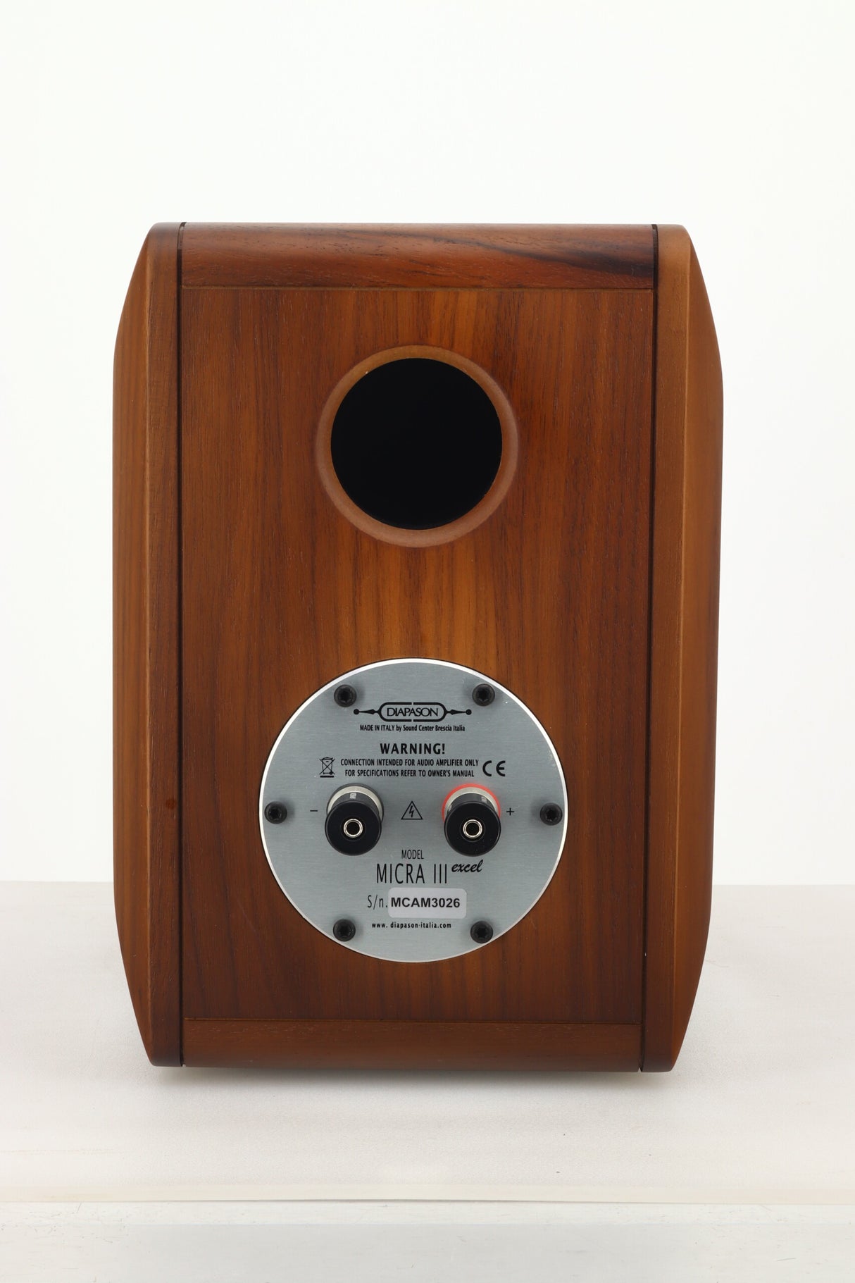 Diapason Micra III Excel Standmount Speakers - Natural Wood
