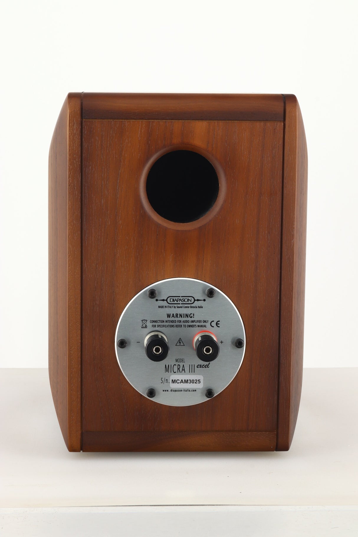 Diapason Micra III Excel Standmount Speakers - Natural Wood