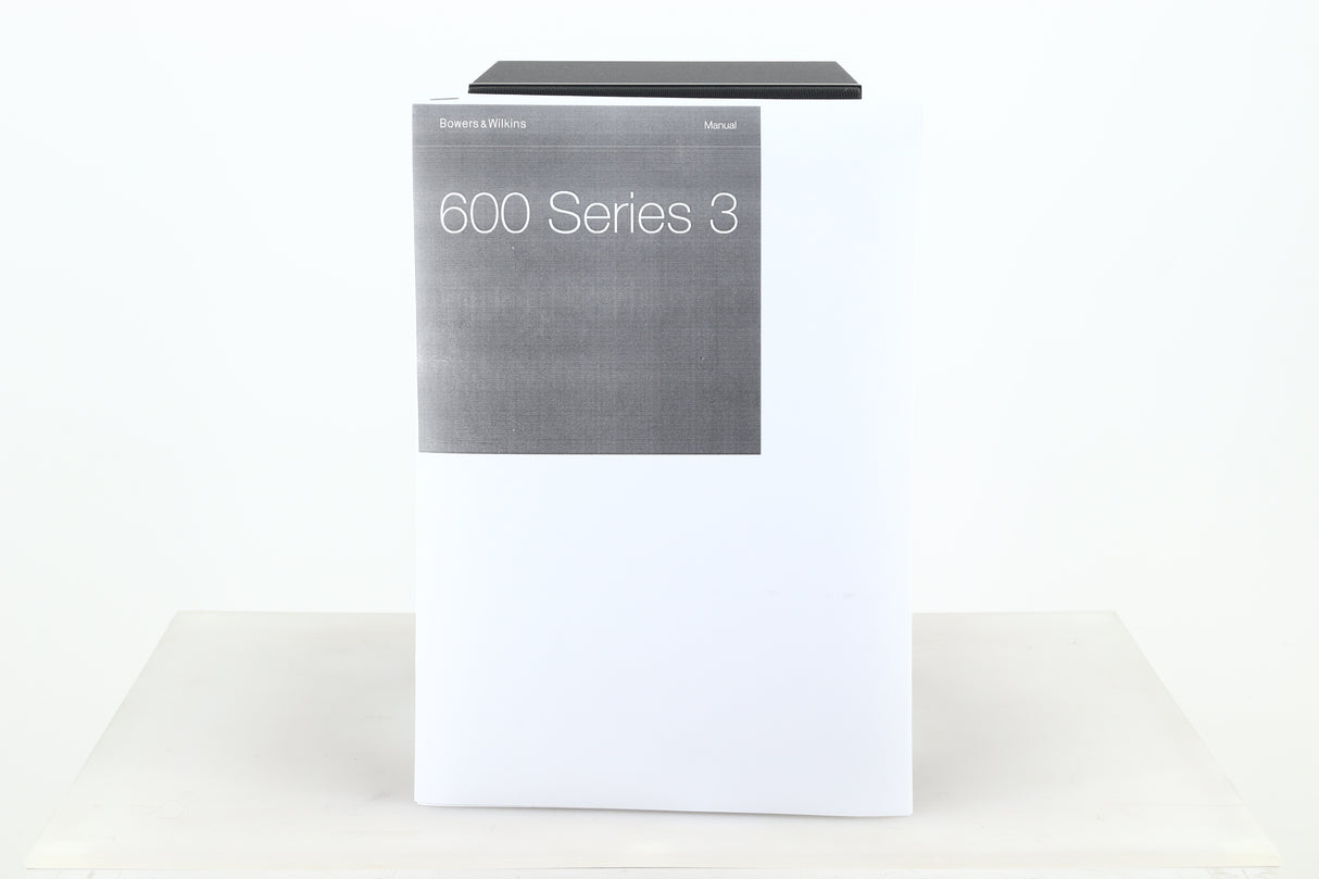 B&W 607 S3 Standmount Speakers - Black