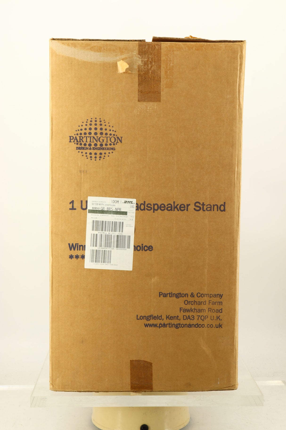 Partington Ultima Speaker Stands - Silver