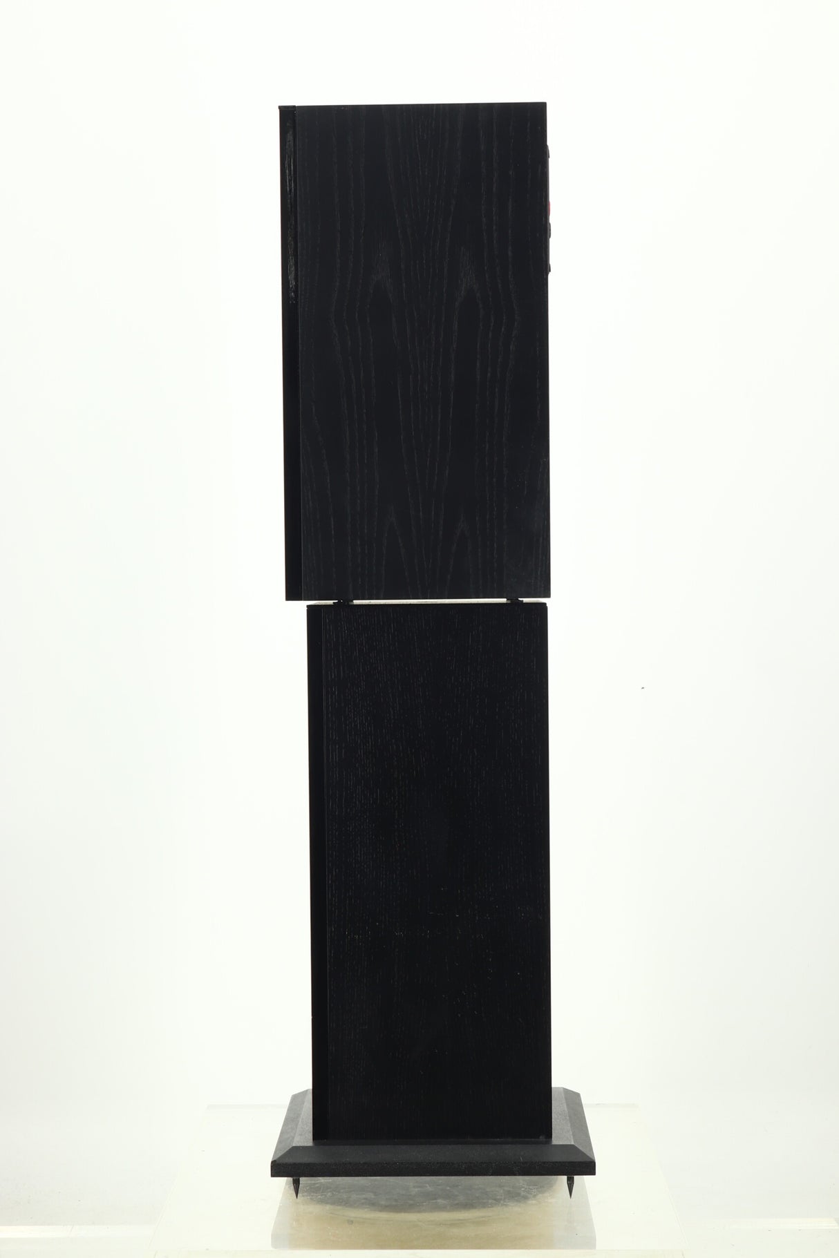 Heybrook Quartet Loudspeakers - Black/Walnut & Stands
