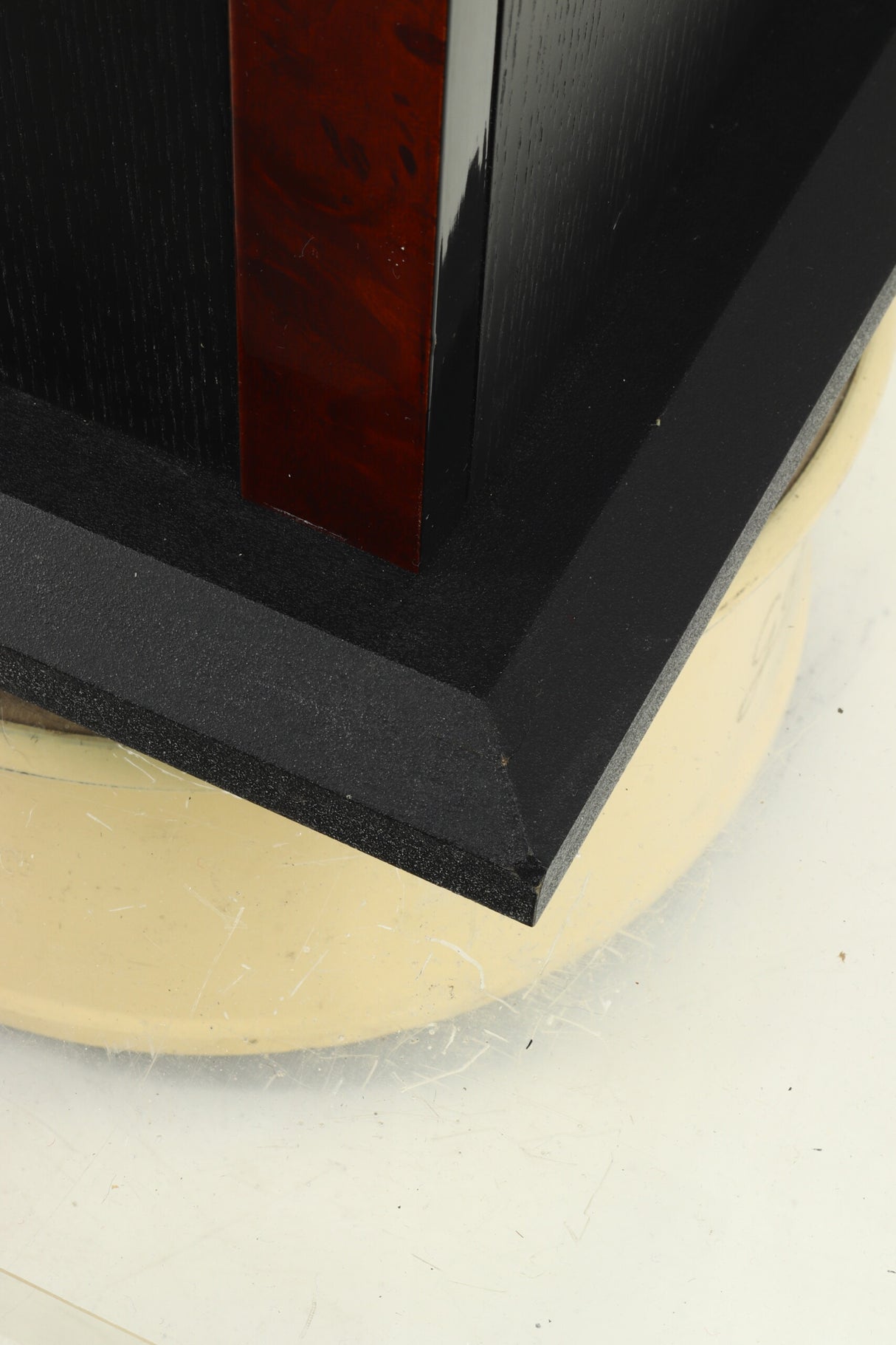 Heybrook Quartet Loudspeakers - Black/Walnut & Stands