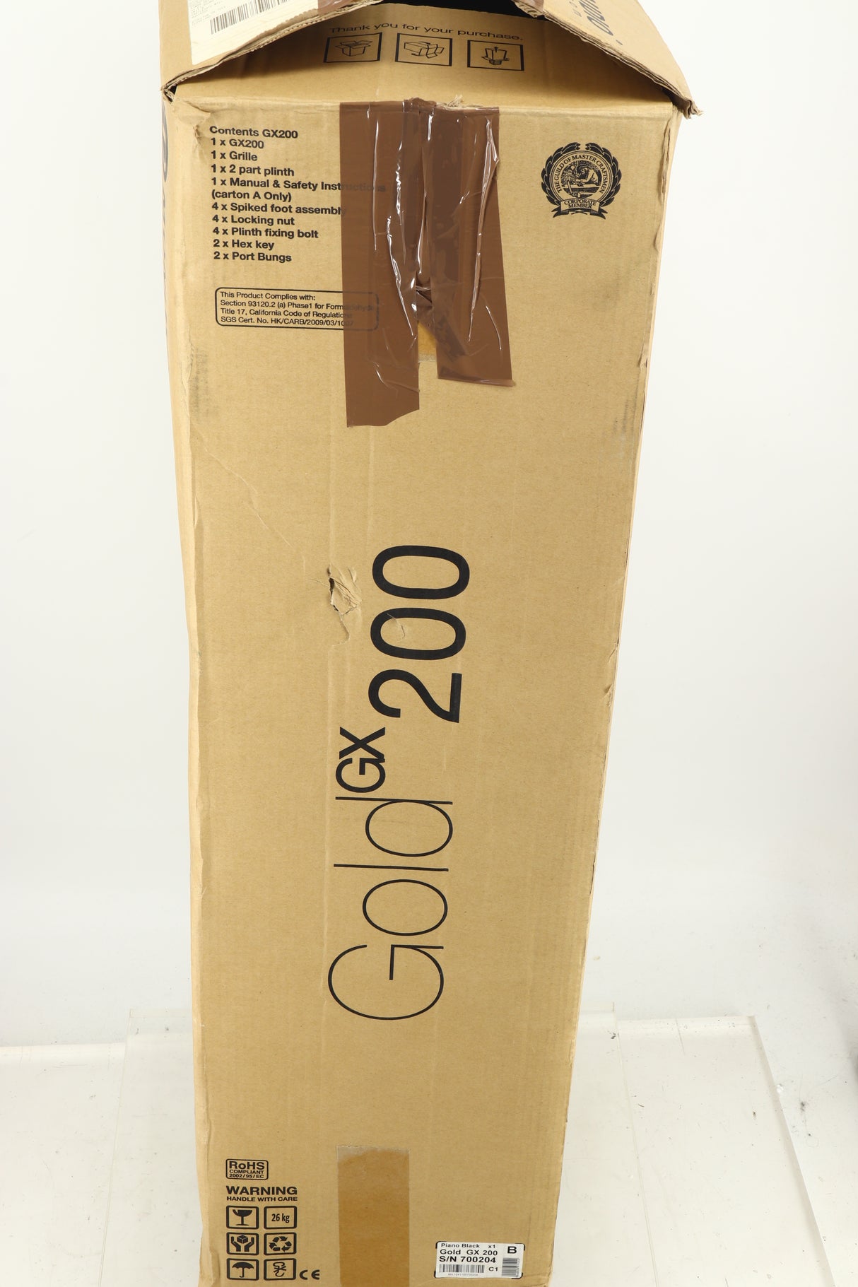Monitor Audio Gold GX200 Floorstanding Speakers - Piano Black