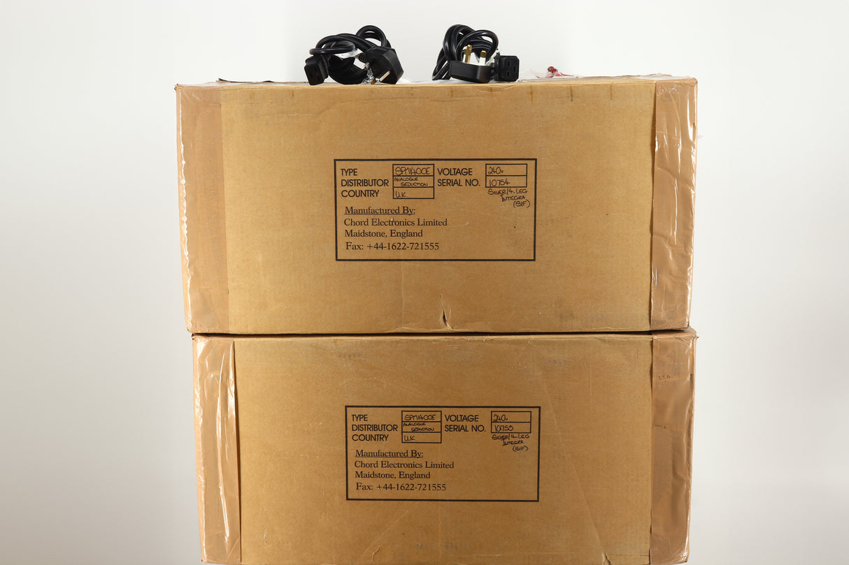 Chord Electronics SPM 1400E Monoblock Power Amplifiers - Silver