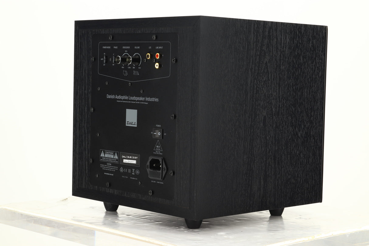Dali E-9F Subwoofer - Black Ash