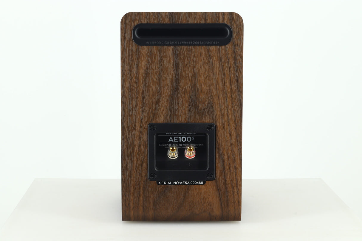 Acoustic Energy AE100² Standmount Speakers - Walnut