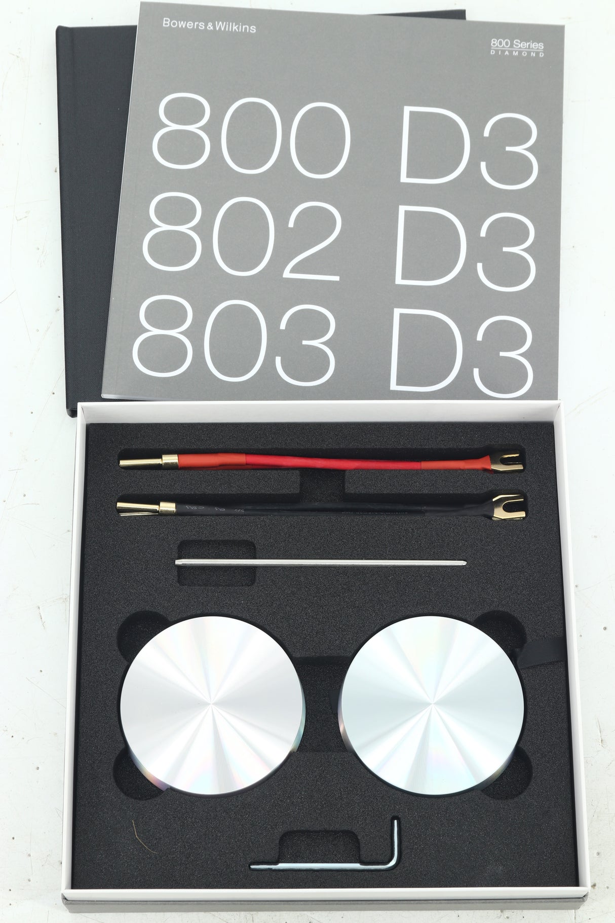 B&W 803 D3 Floorstanding Speakers - Clear Lacquered Walnut