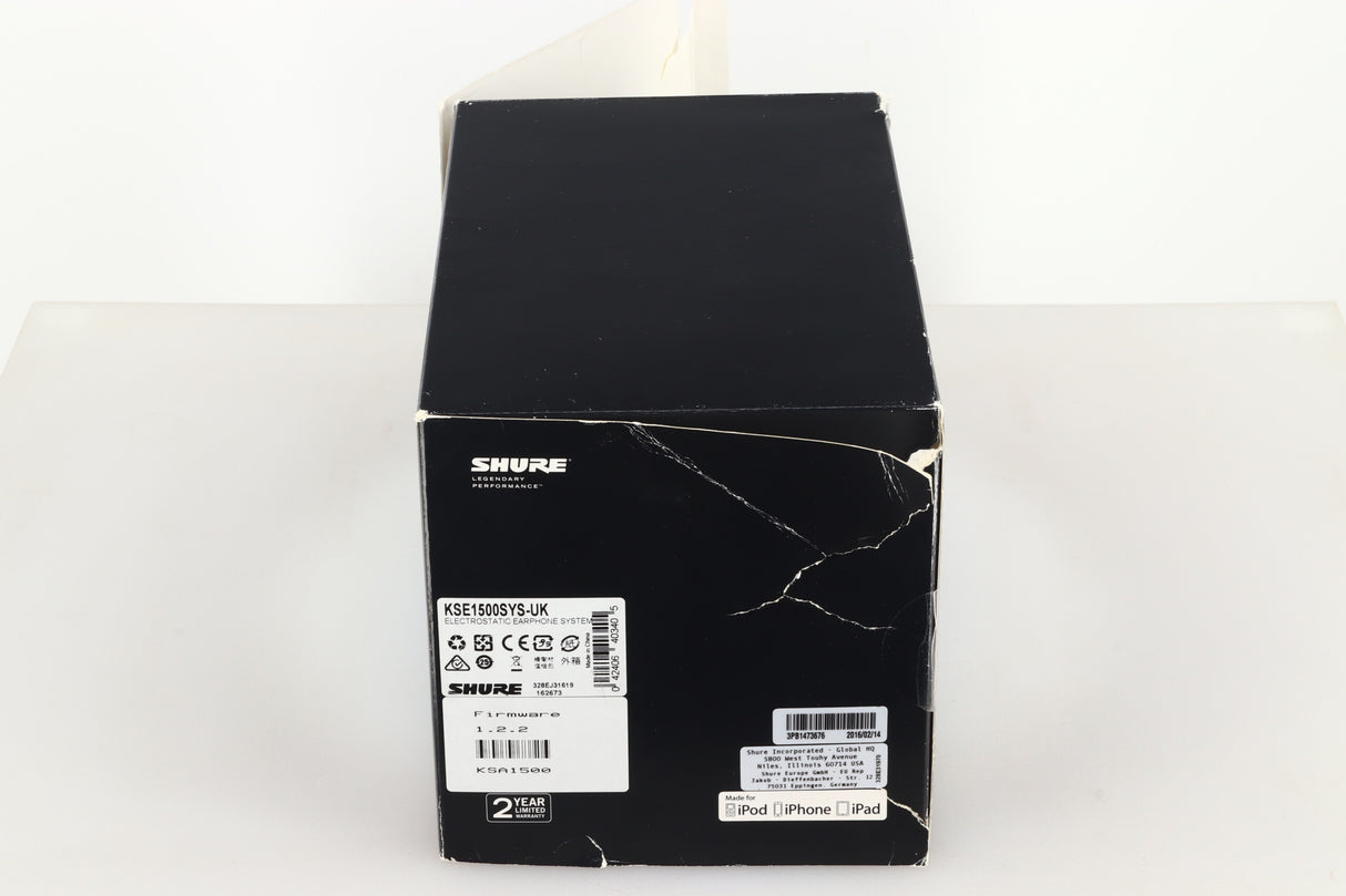 Shure KSE1500 Electrostatic Earphone System