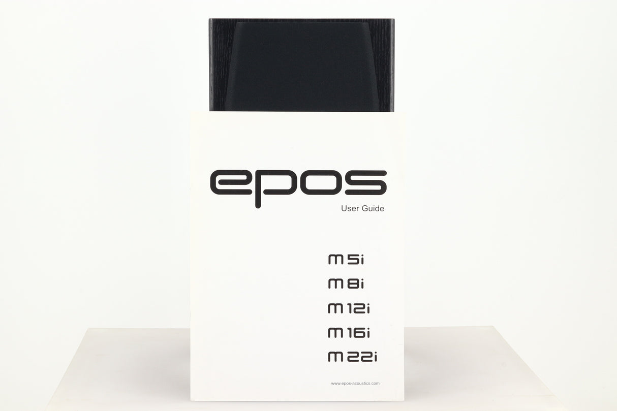 Epos M12i Standmount Speakers - Black Oak