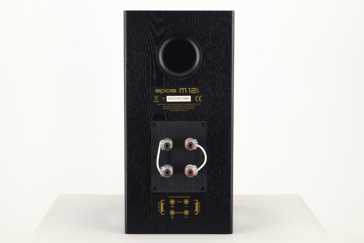 Epos M12i Standmount Speakers - Black Oak