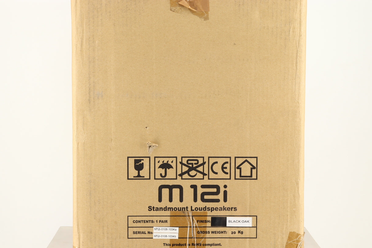 Epos M12i Standmount Speakers - Black Oak