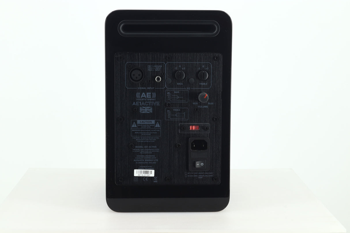 Acoustic Energy AE1 Active Standmount Speakers - Black Gloss