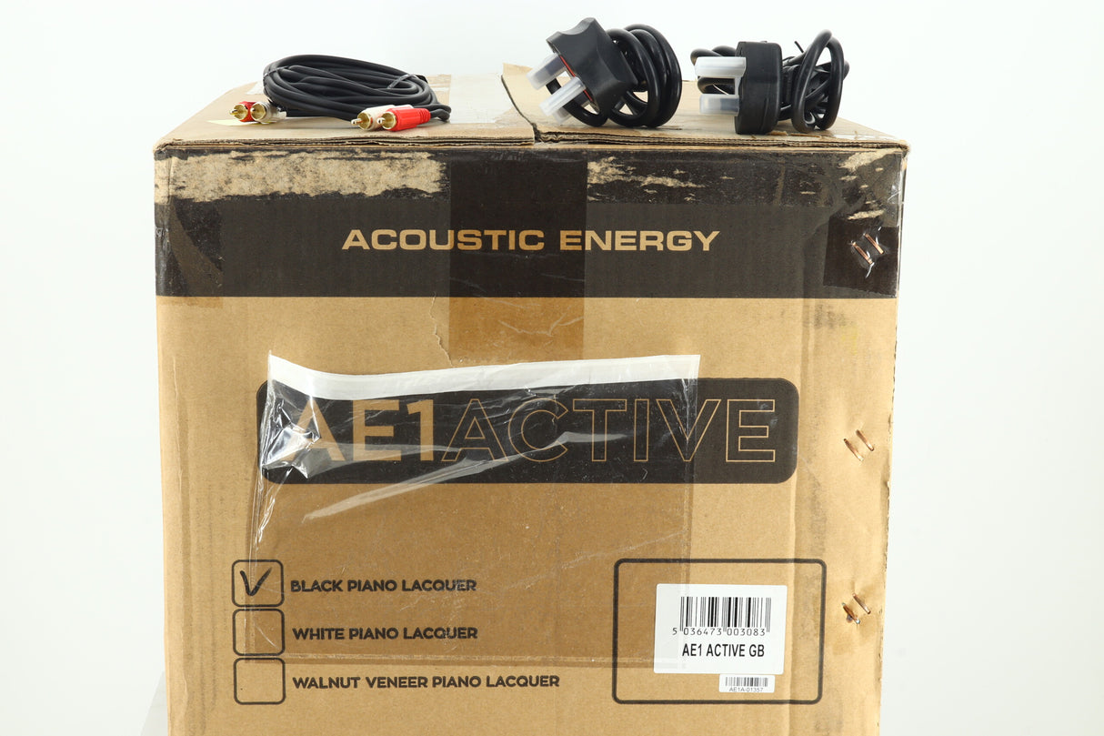 Acoustic Energy AE1 Active Standmount Speakers - Black Gloss