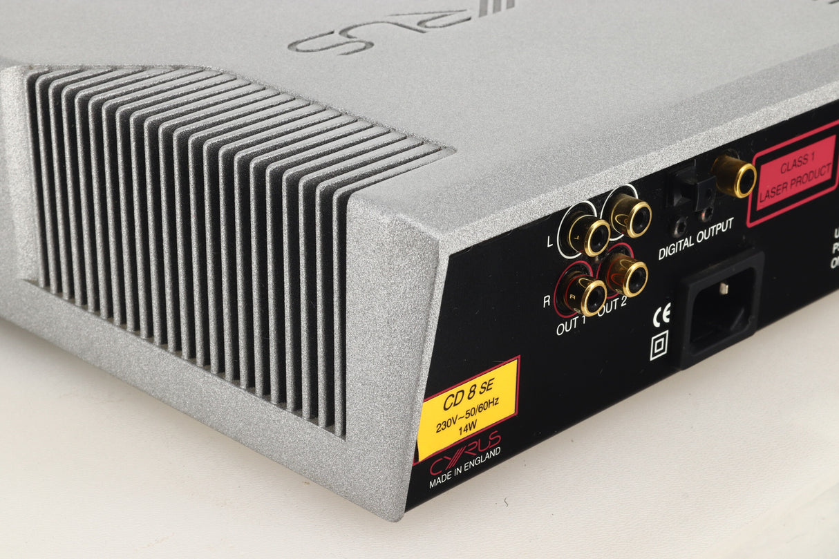 Cyrus CD 8 SE CD Player - Quartz Silver