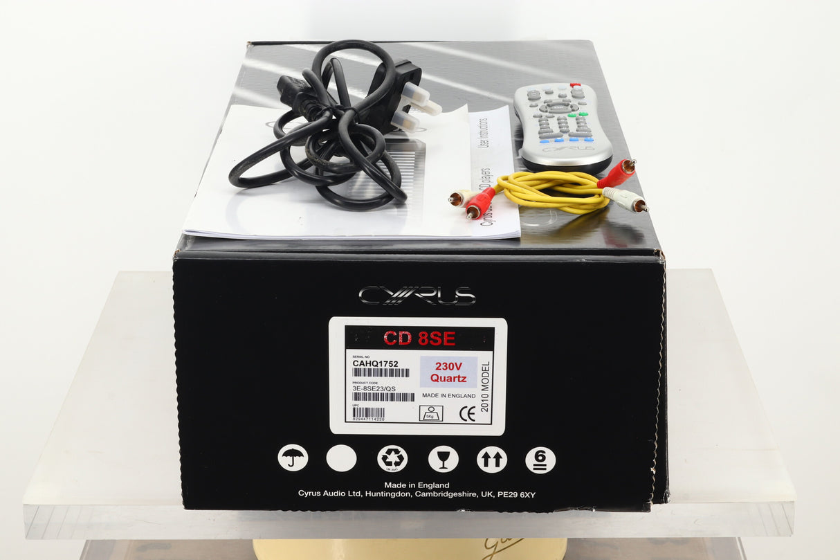 Cyrus CD 8 SE CD Player - Quartz Silver