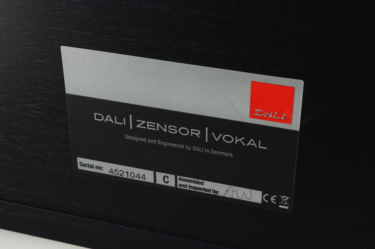 Dali Zensor Vokal Centre Speaker - Black Ash