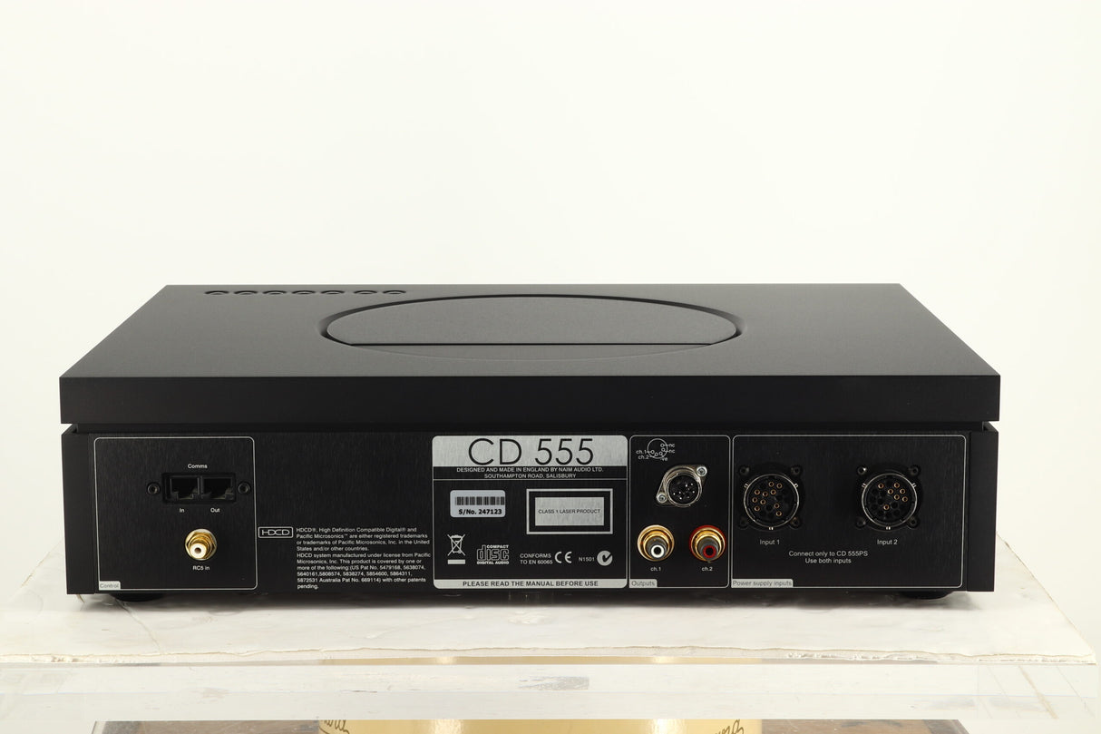 Naim CD555 CD Player (2007) / Naim CD555PS DR Power Supply (2013)