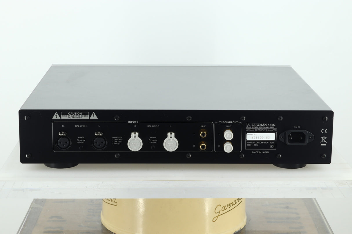 Luxman P750u Headphone Amplifier - Silver