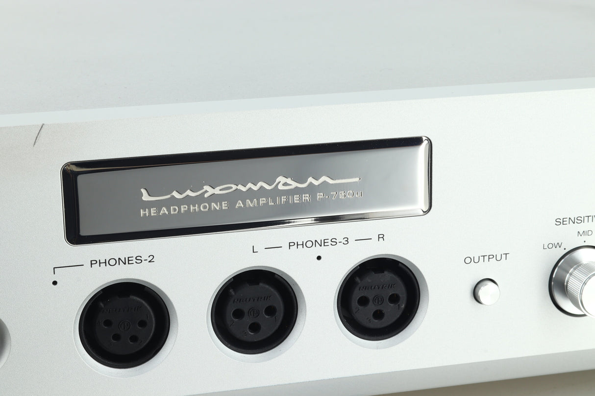 Luxman P750u Headphone Amplifier - Silver
