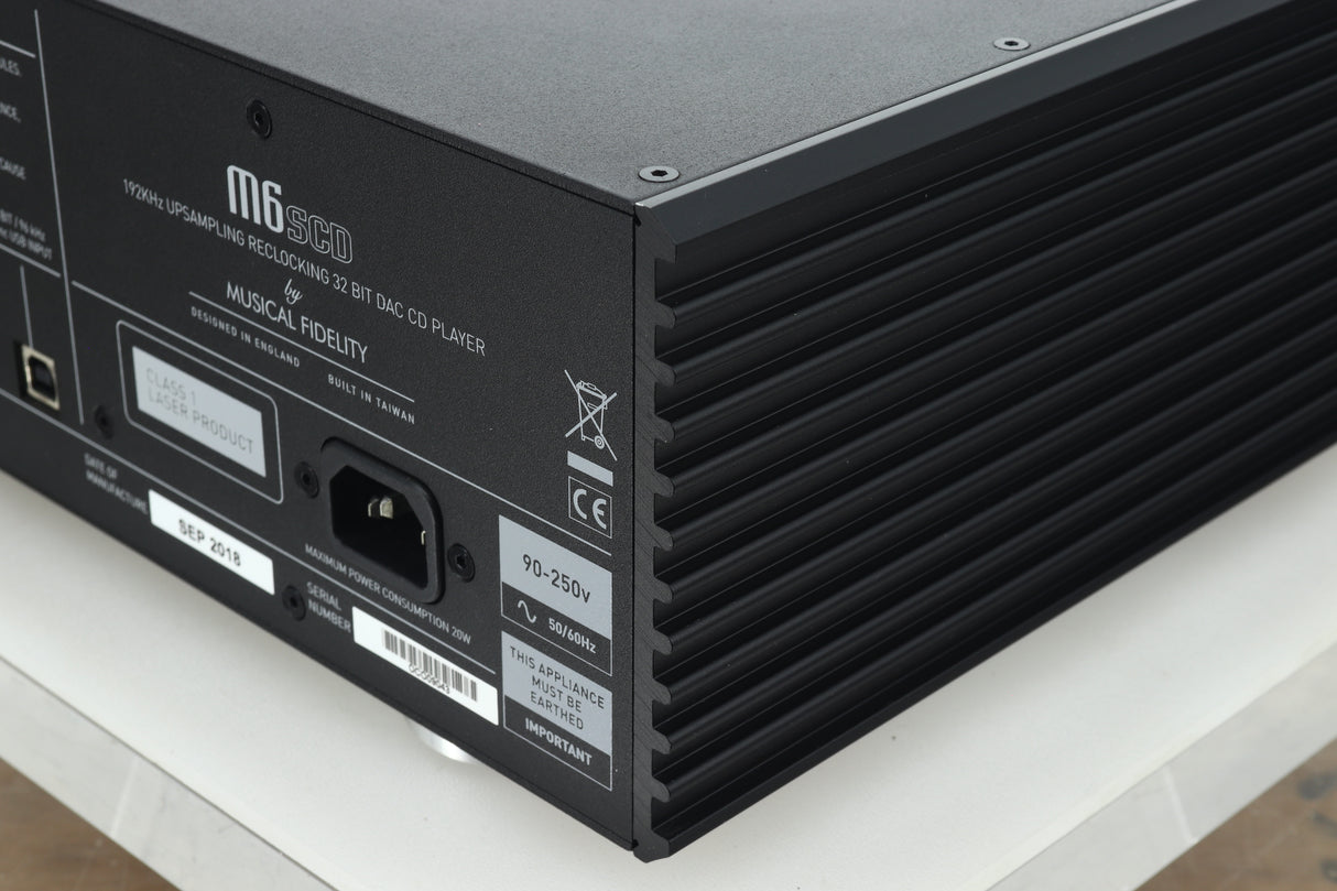 Musical Fidelity M6SCD CD Player - Black