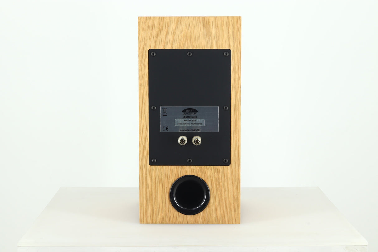 NEAT Motive SX3 Standmount Speakers - Natural Oak