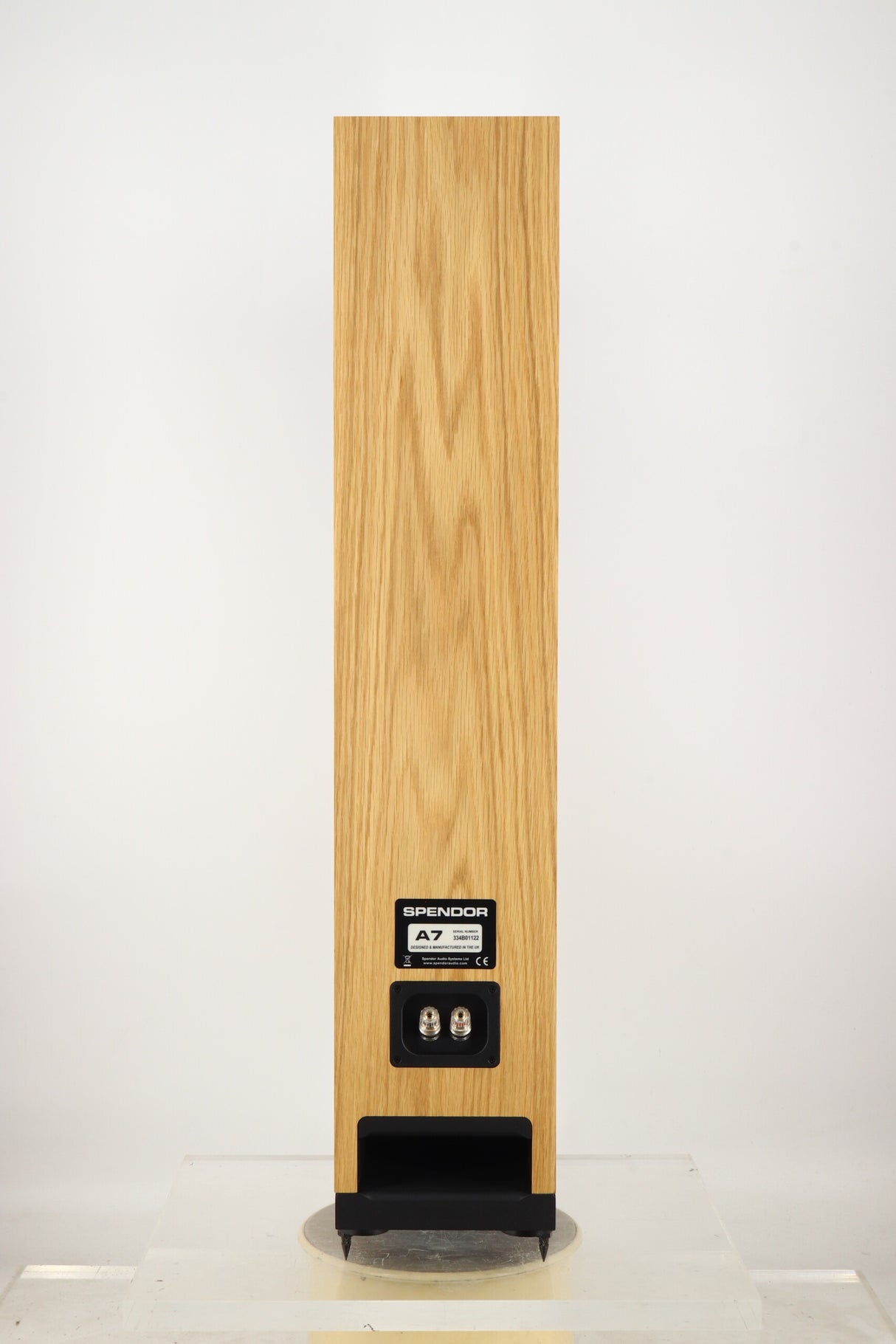 Spendor A7 Floorstanding Speakers - Natural Oak