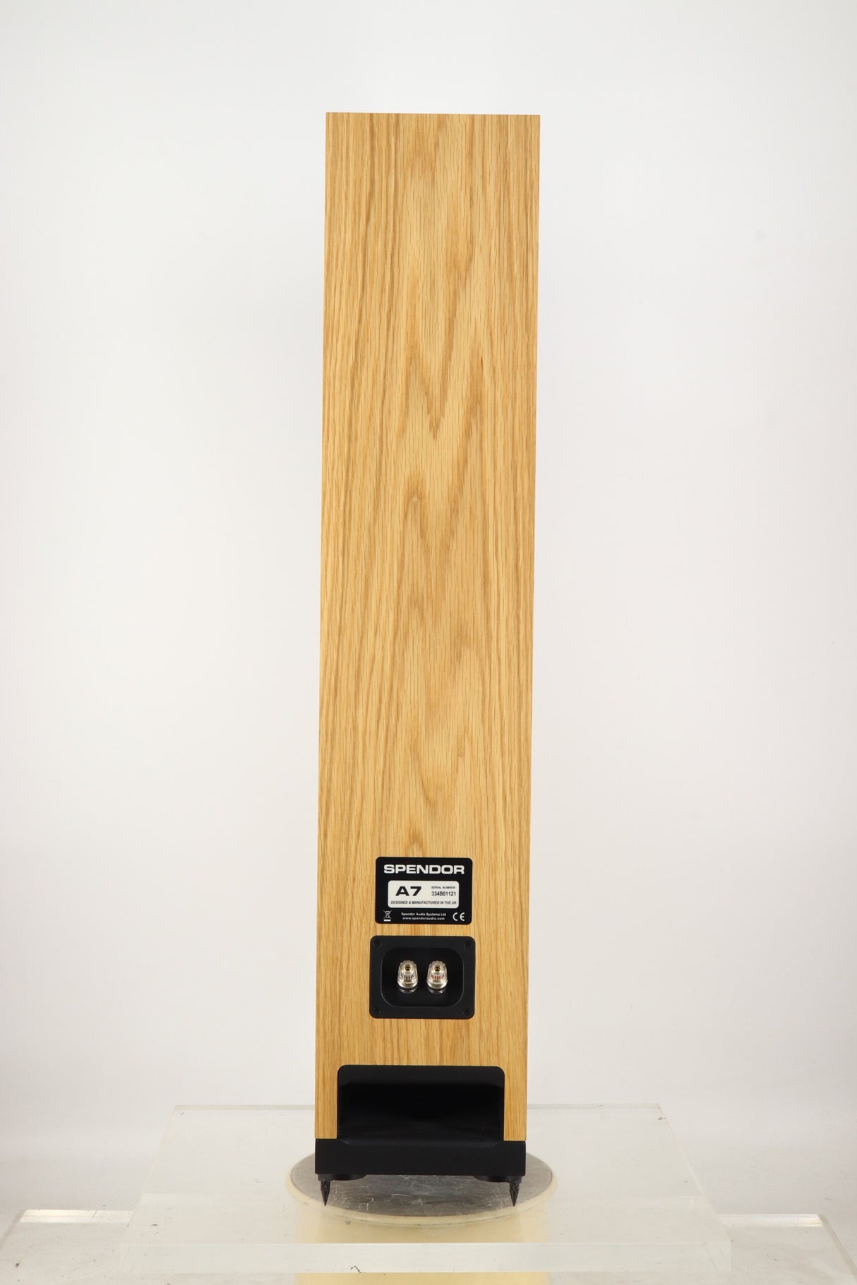 Spendor A7 Floorstanding Speakers - Natural Oak