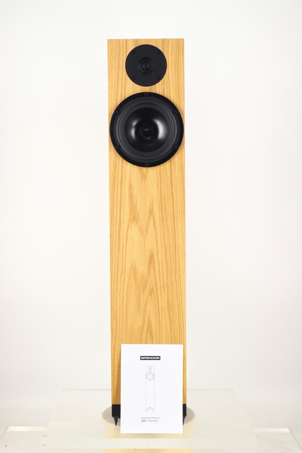 Spendor A7 Floorstanding Speakers - Natural Oak