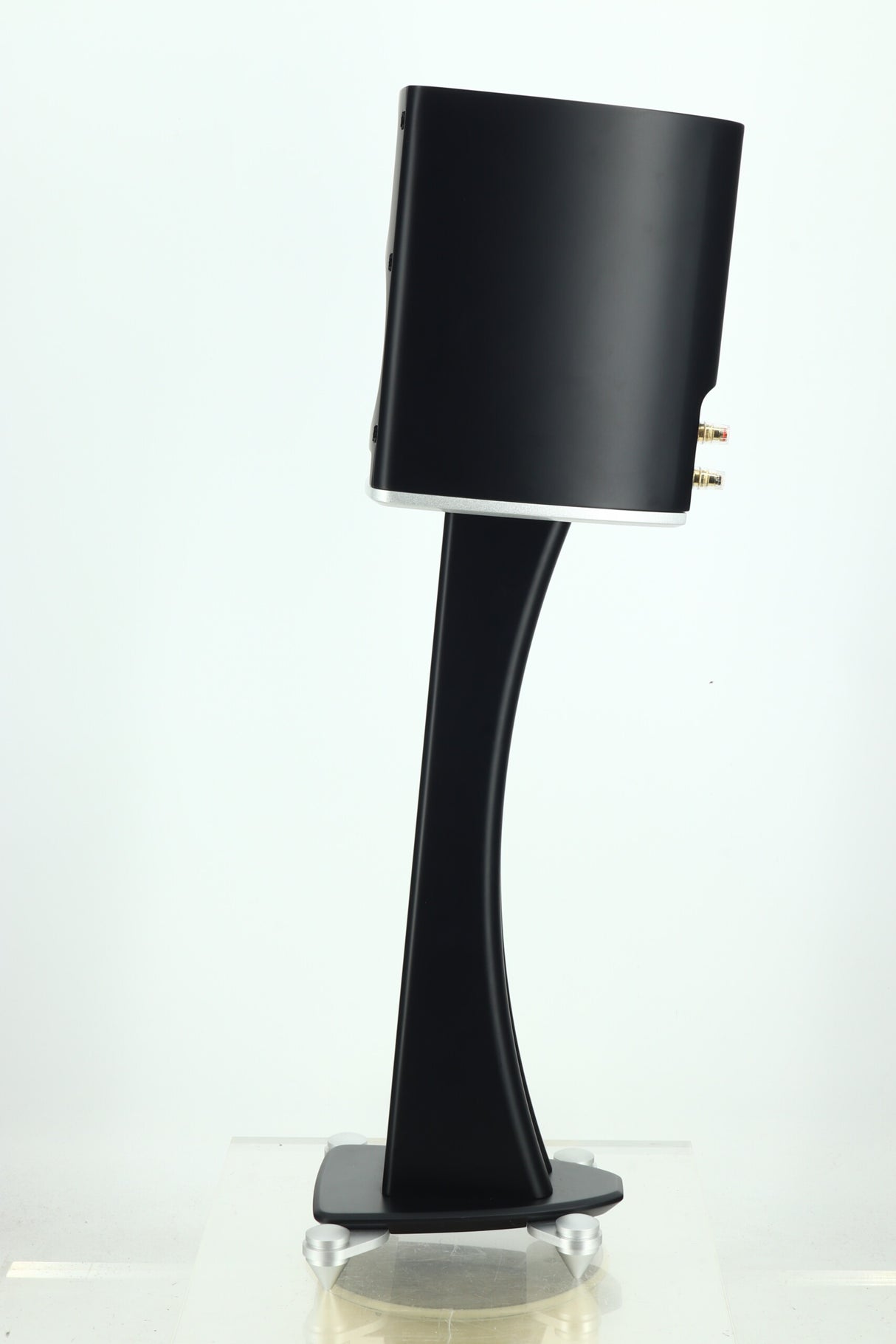 Scansonic MB1 Standmount Speakers - Black / Twin Pillar Stands