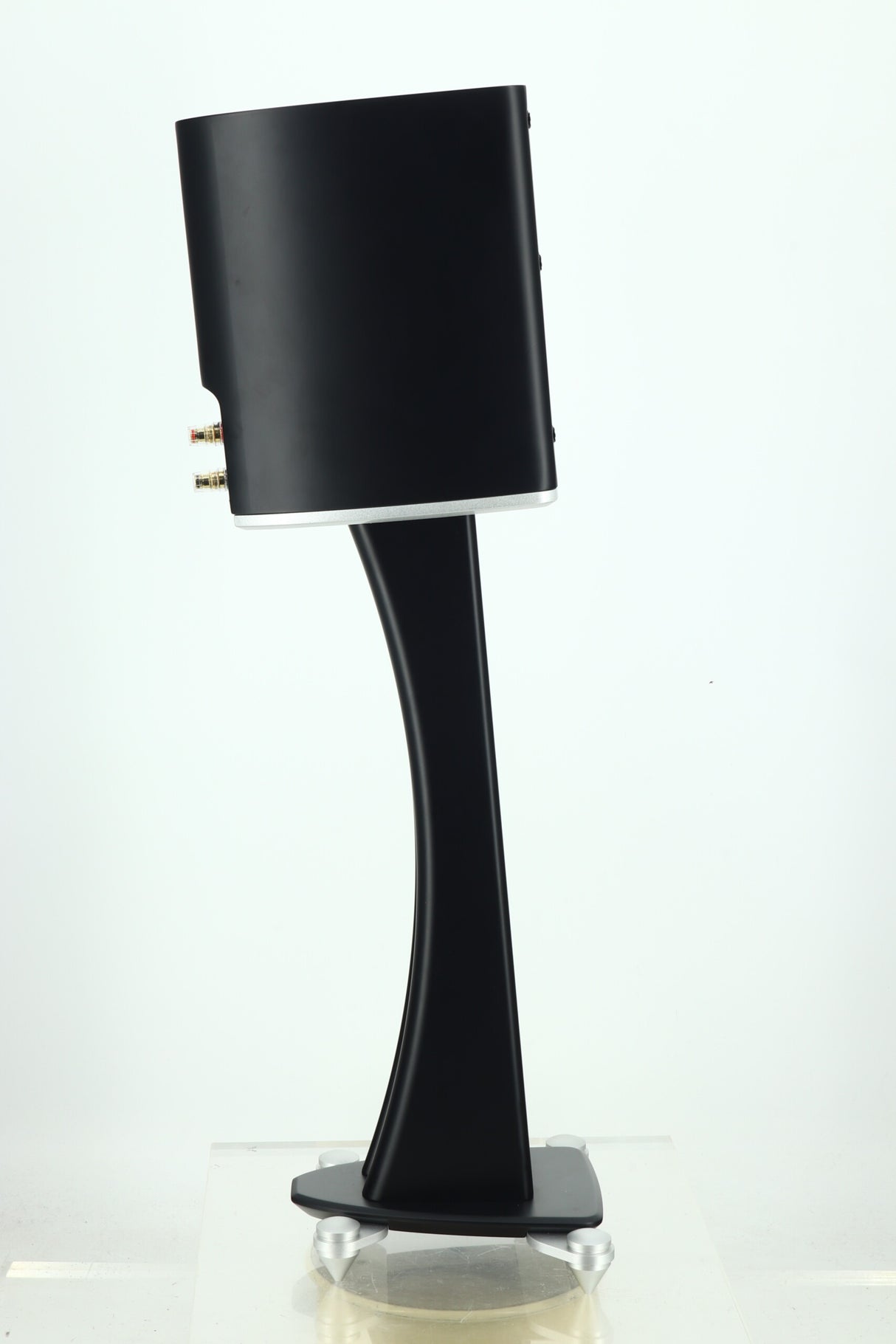 Scansonic MB1 Standmount Speakers - Black / Twin Pillar Stands