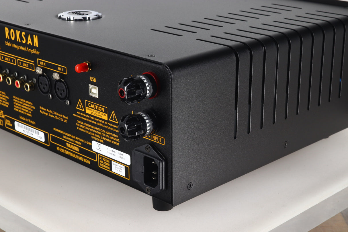 Roksan Blak (Non-Bluetooth) Integrated Amplifier - Charcoal