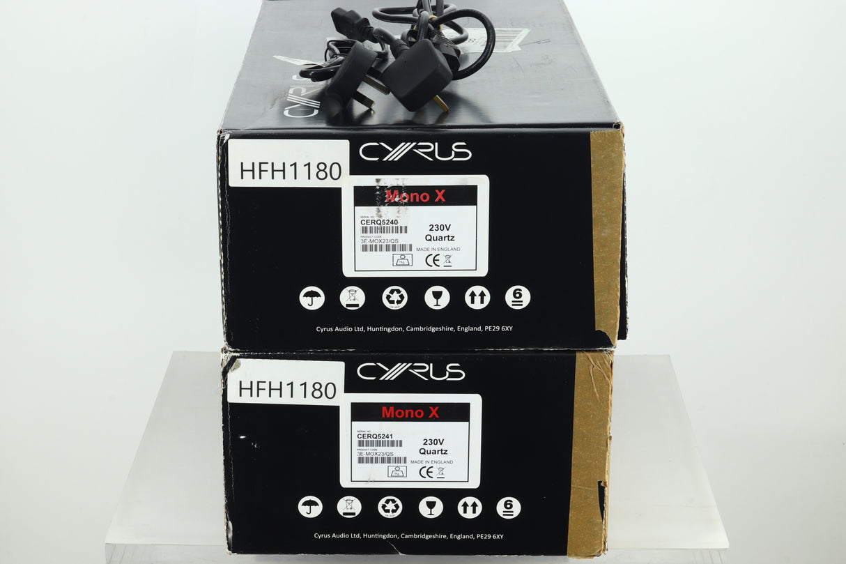 Cyrus Mono X Mono Power Amplifiers - Quartz