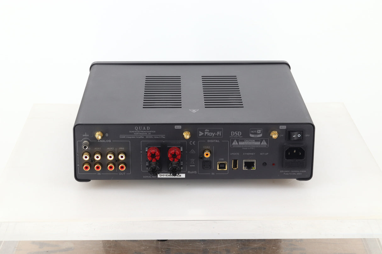 Quad Vena II Play Integrated Amplifier/DAC - Lancaster Grey