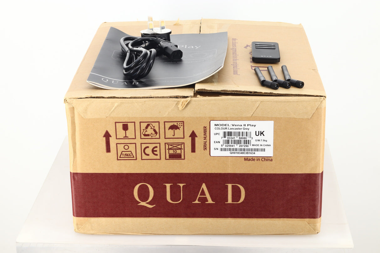 Quad Vena II Play Integrated Amplifier/DAC - Lancaster Grey