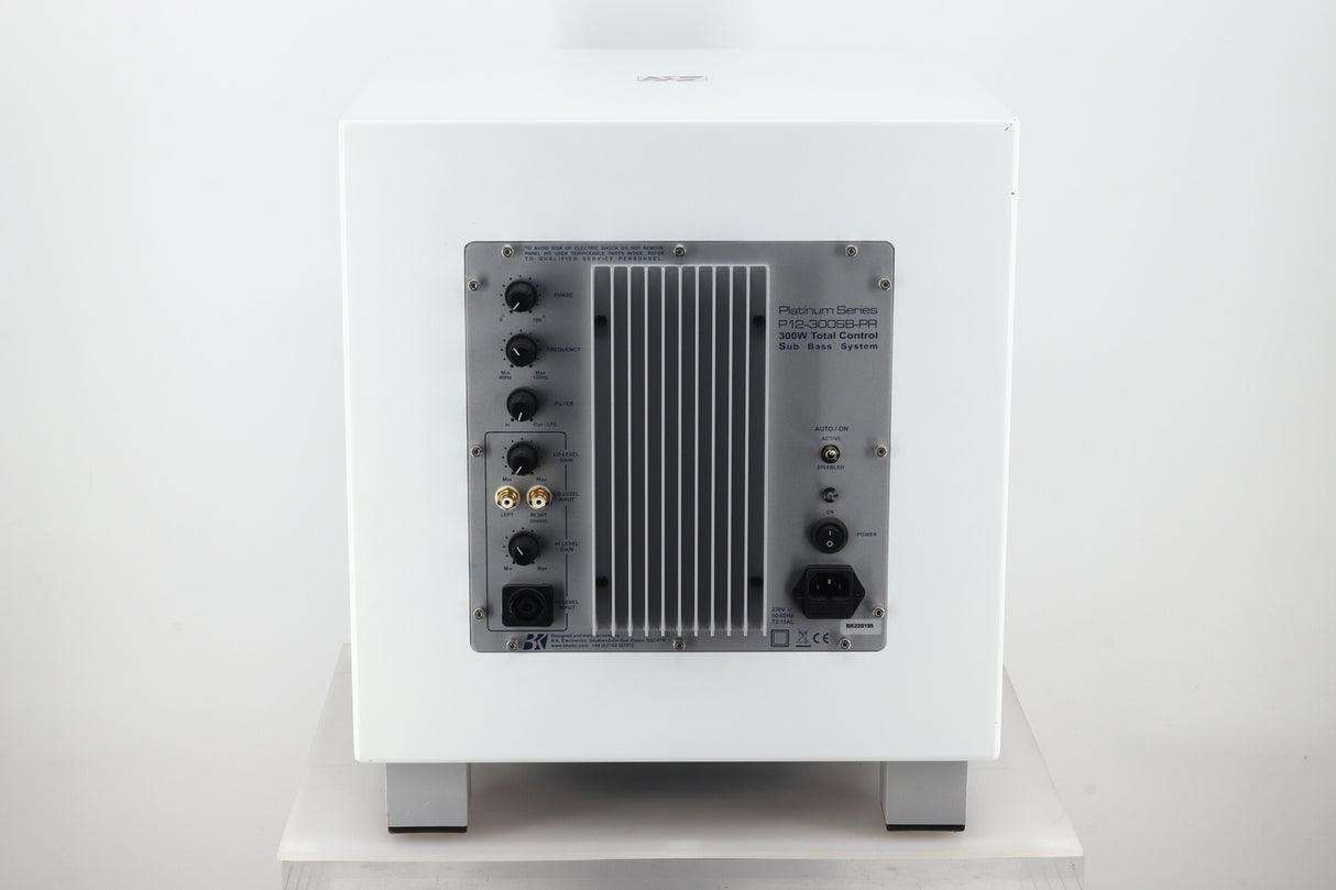 BK Platinum Series P12-300SB-PR Subwoofer - White