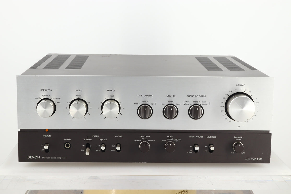 Denon PMA-850 Integrated Amplifier / Denon TU-850 Tuner