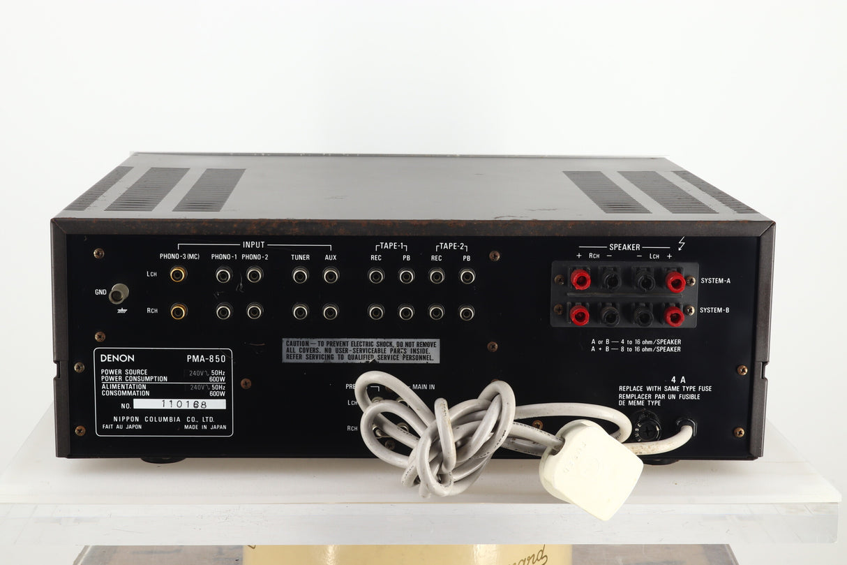 Denon PMA-850 Integrated Amplifier / Denon TU-850 Tuner